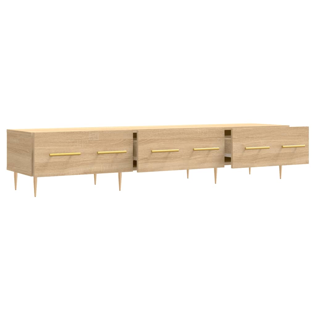 vidaXL TV Cabinet Sonoma Oak 150x36x30 cm Engineered Wood