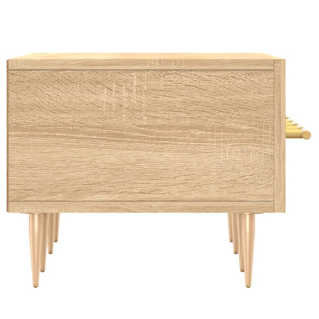 vidaXL TV Cabinet Sonoma Oak 150x36x30 cm Engineered Wood