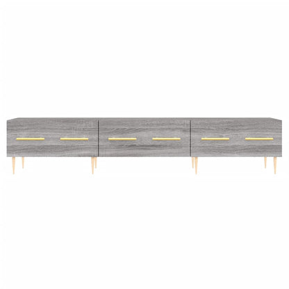 vidaXL TV Cabinet Grey Sonoma 150x36x30 cm Engineered Wood