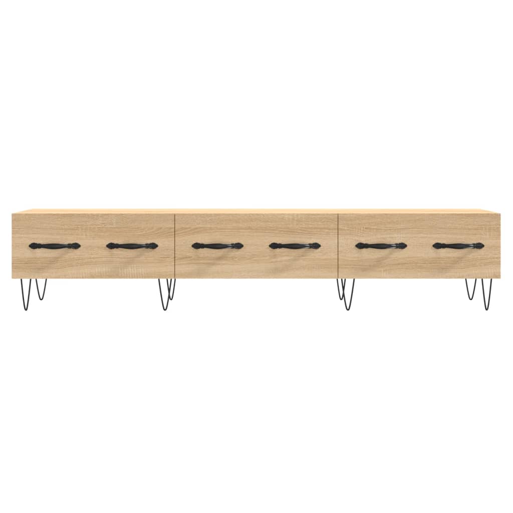 vidaXL TV Cabinet Sonoma Oak 150x36x30 cm Engineered Wood