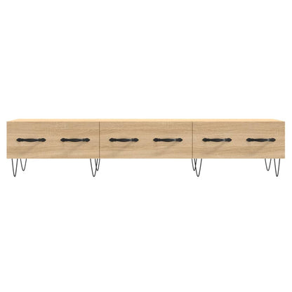 vidaXL TV Cabinet Sonoma Oak 150x36x30 cm Engineered Wood