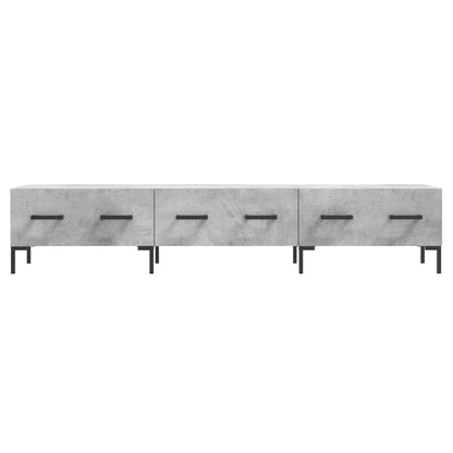 vidaXL TV Cabinet Concrete Grey 150x36x30 cm Engineered Wood