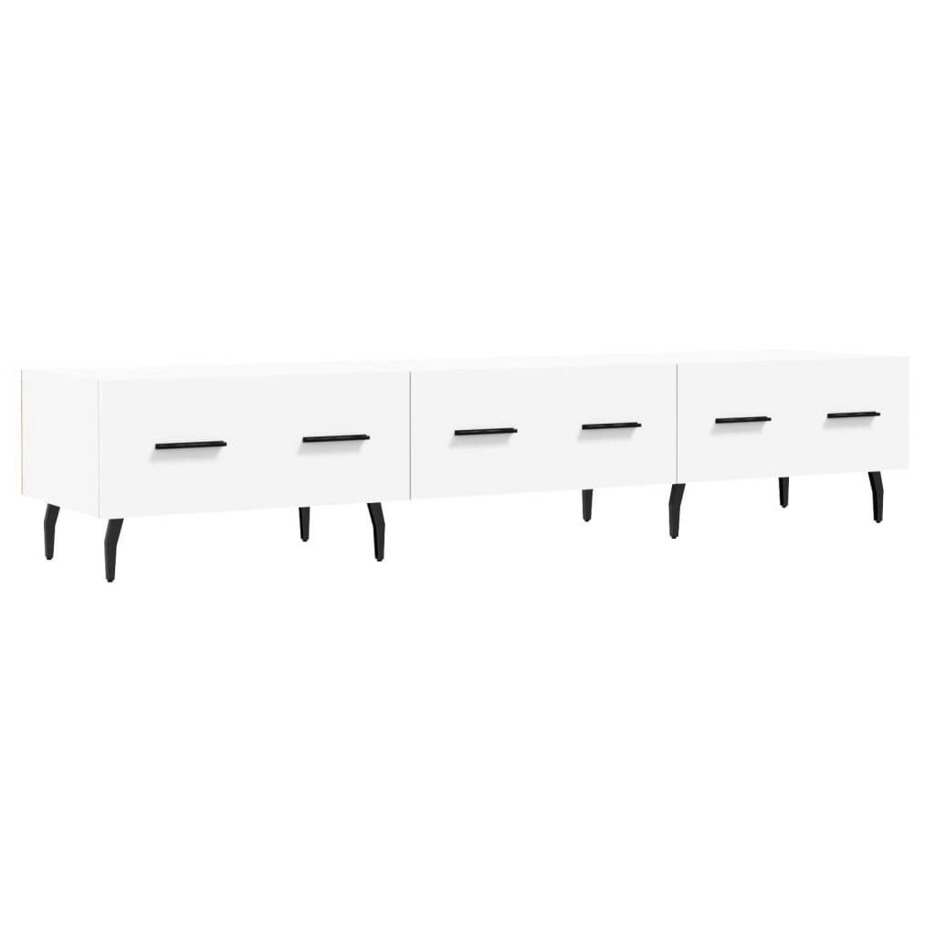 vidaXL TV Cabinet White 150x36x30 cm Engineered Wood
