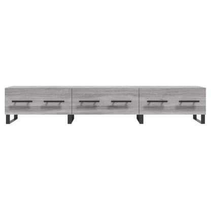 vidaXL TV Cabinet Grey Sonoma 150x36x30 cm Engineered Wood