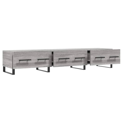vidaXL TV Cabinet Grey Sonoma 150x36x30 cm Engineered Wood