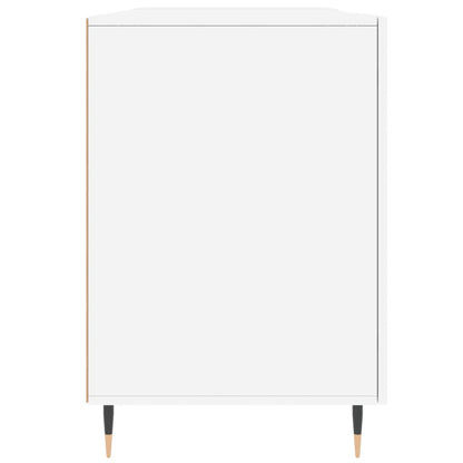 vidaXL Desk White 140x50x75 cm Engineered Wood