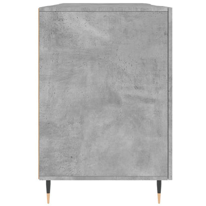 vidaXL Desk Concrete Grey 140x50x75 cm Engineered Wood