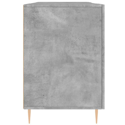 vidaXL Desk Concrete Grey 140x50x75 cm Engineered Wood