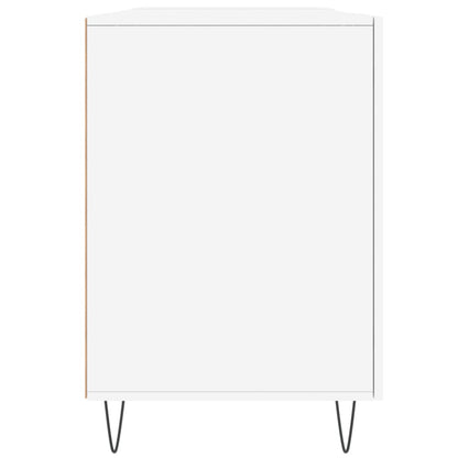 vidaXL Desk White 140x50x75 cm Engineered Wood