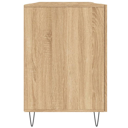vidaXL Desk Sonoma Oak 140x50x75 cm Engineered Wood