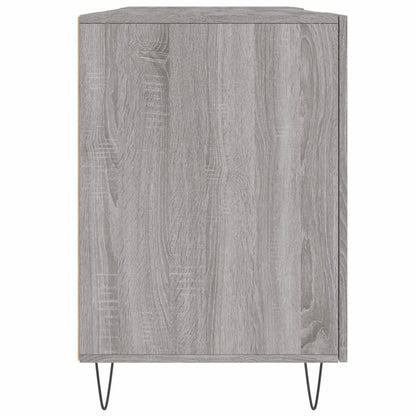 vidaXL Desk Grey Sonoma 140x50x75 cm Engineered Wood