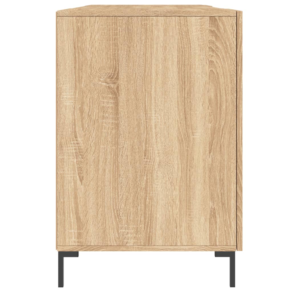 vidaXL Desk Sonoma Oak 140x50x75 cm Engineered Wood