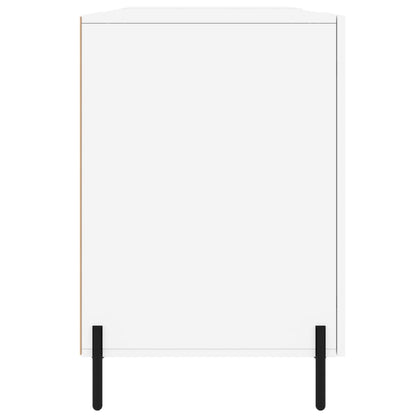 vidaXL Desk White 140x50x75 cm Engineered Wood