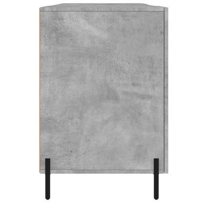 vidaXL Desk Concrete Grey 140x50x75 cm Engineered Wood