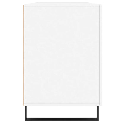 vidaXL Desk White 140x50x75 cm Engineered Wood