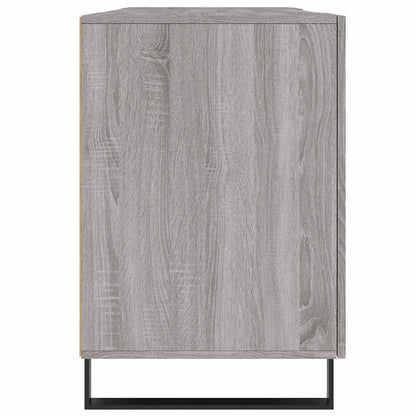 vidaXL Desk Grey Sonoma 140x50x75 cm Engineered Wood