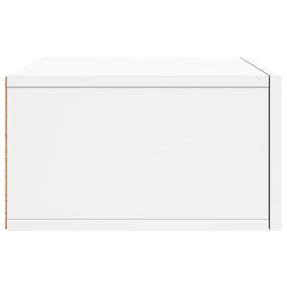 vidaXL Wall-mounted Bedside Cabinet White 35x35x20 cm