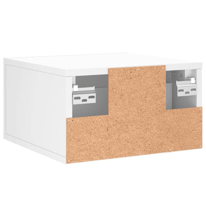 vidaXL Wall-mounted Bedside Cabinet White 35x35x20 cm