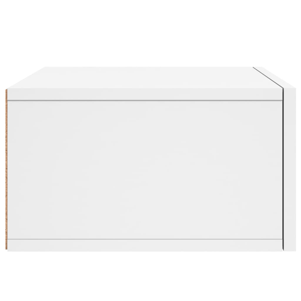 vidaXL Wall-mounted Bedside Cabinets 2 pcs White 35x35x20 cm