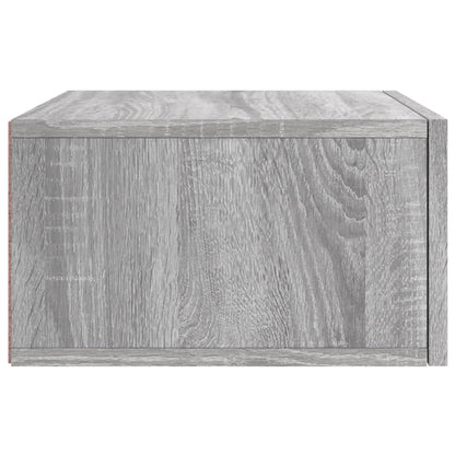vidaXL Wall-mounted Bedside Cabinets 2 pcs Grey Sonoma 35x35x20 cm