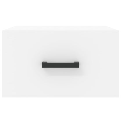 vidaXL Wall-mounted Bedside Cabinet White 35x35x20 cm