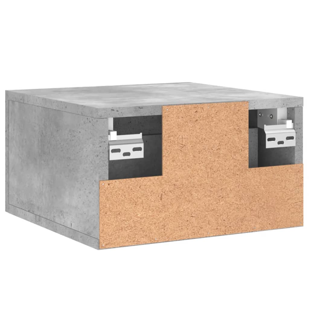vidaXL Wall-mounted Bedside Cabinet |  Set of 2 | Square | Modern  |  Modern