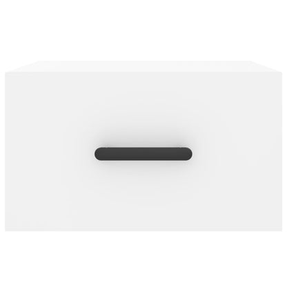 vidaXL Wall-mounted Bedside Cabinet White 35x35x20 cm