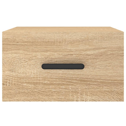 vidaXL Wall-mounted Bedside Cabinet Sonoma Oak 35x35x20 cm