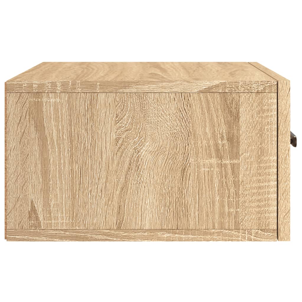 vidaXL Wall-mounted Bedside Cabinets 2 pcs Sonoma Oak 35x35x20 cm