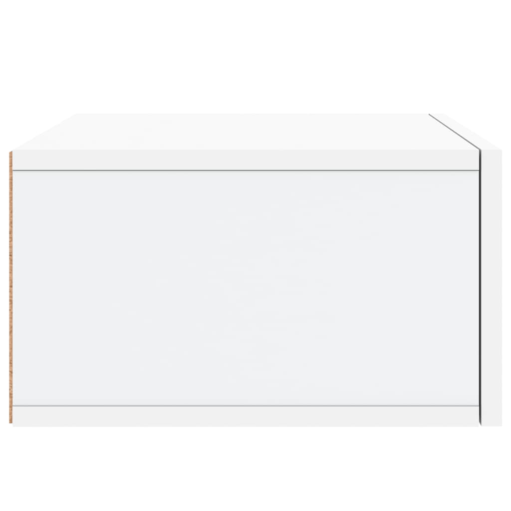 vidaXL Wall-mounted Bedside Cabinet White 35x35x20 cm
