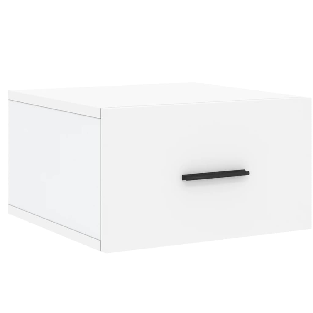 vidaXL Wall-mounted Bedside Cabinets 2 pcs White 35x35x20 cm