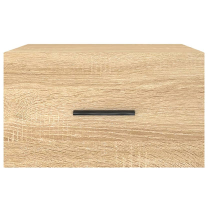 vidaXL Wall-mounted Bedside Cabinet Sonoma Oak 35x35x20 cm