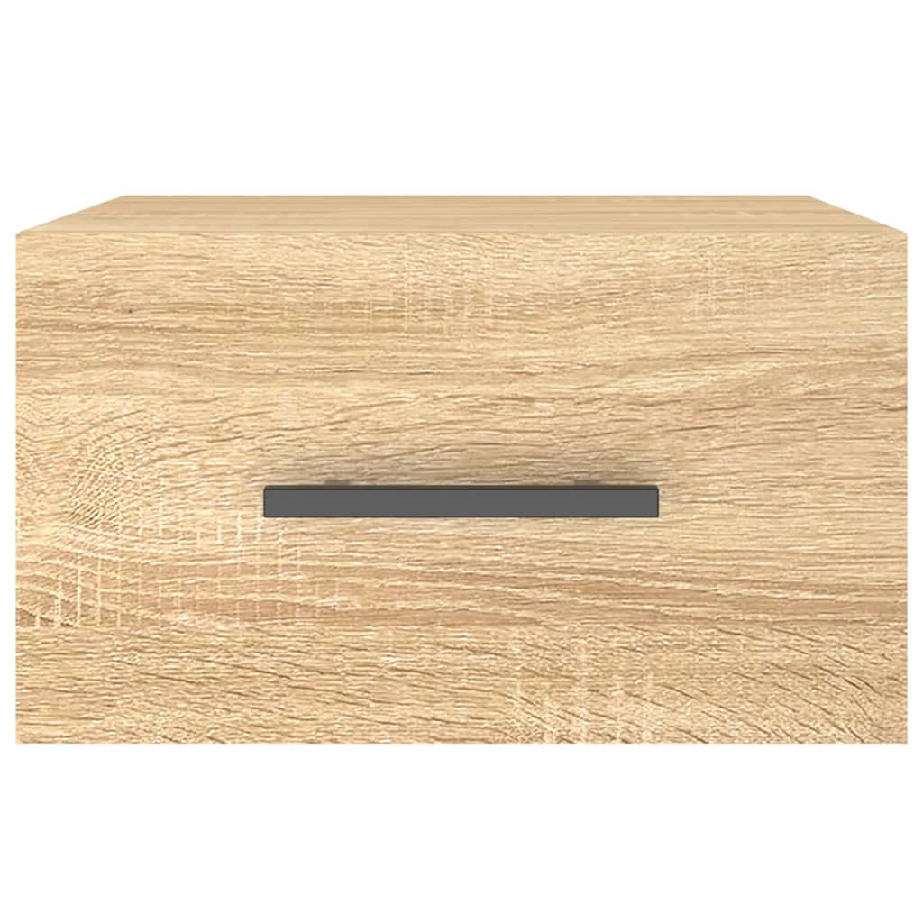 vidaXL Wall-mounted Bedside Cabinets 2 pcs Sonoma Oak 35x35x20 cm