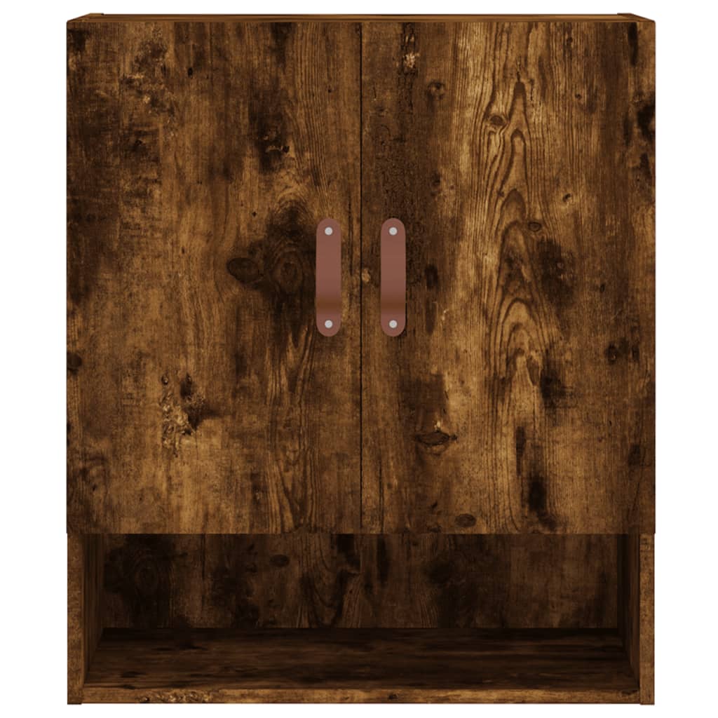 vidaXL Wall Cabinet Smoked Oak 60x31x70 cm Engineered Wood