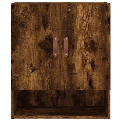 vidaXL Wall Cabinet Smoked Oak 60x31x70 cm Engineered Wood