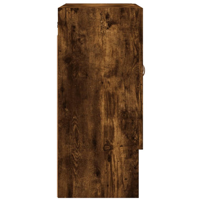 vidaXL Wall Cabinet Smoked Oak 60x31x70 cm Engineered Wood