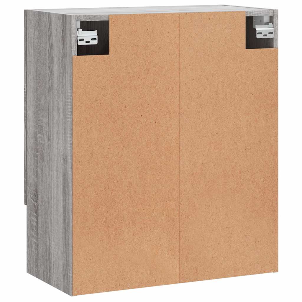 vidaXL Wall Cabinet Grey Sonoma 60x31x70 cm Engineered Wood