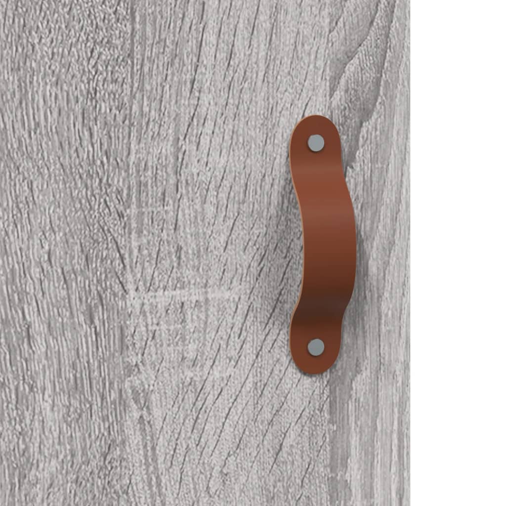 vidaXL Wall Cabinet Grey Sonoma 60x31x70 cm Engineered Wood