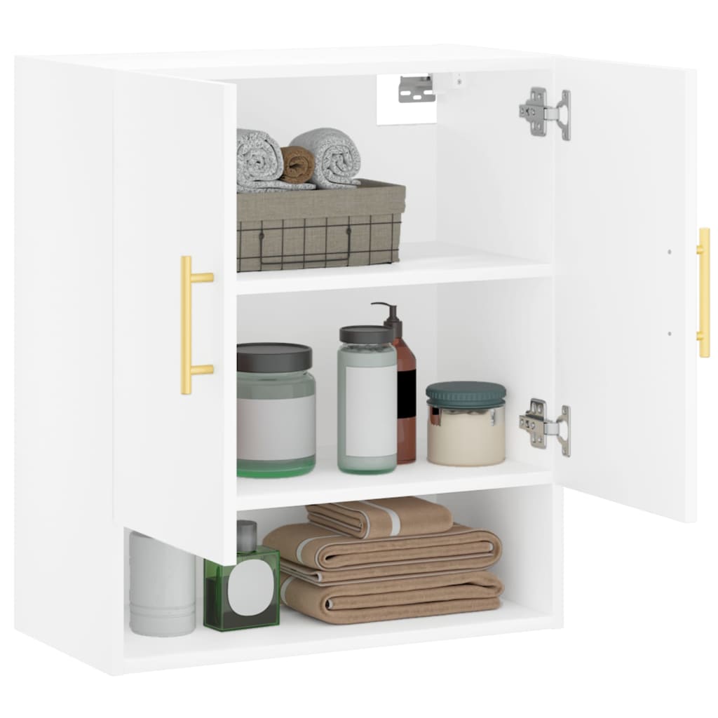 vidaXL Wall Cabinet White 60x31x70 cm Engineered Wood