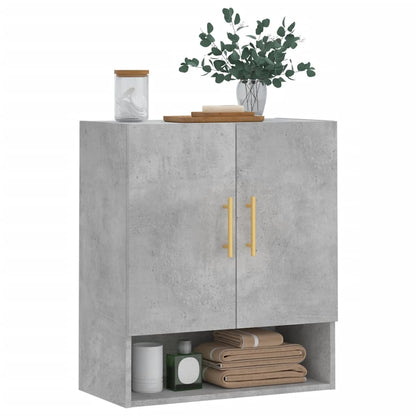 vidaXL Wall Cabinet Concrete Grey 60x31x70 cm Engineered Wood