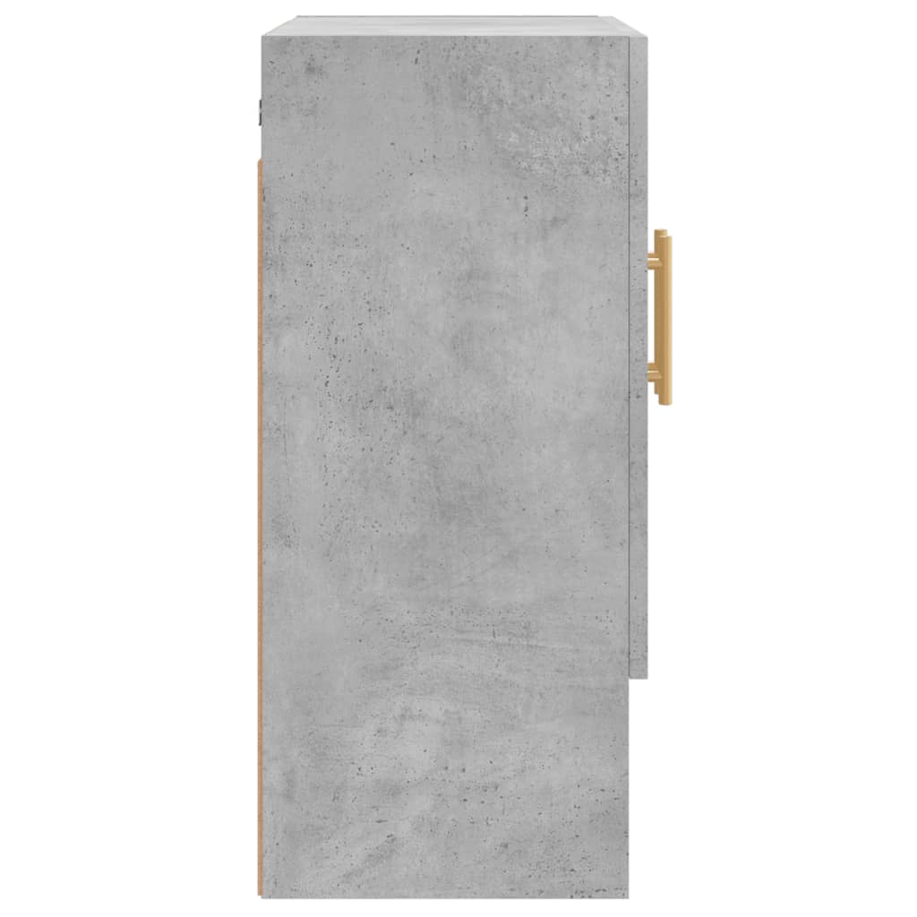 vidaXL Wall Cabinet Concrete Grey 60x31x70 cm Engineered Wood