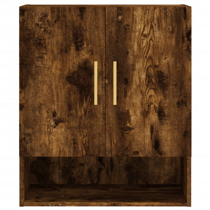 vidaXL Wall Cabinet Smoked Oak 60x31x70 cm Engineered Wood