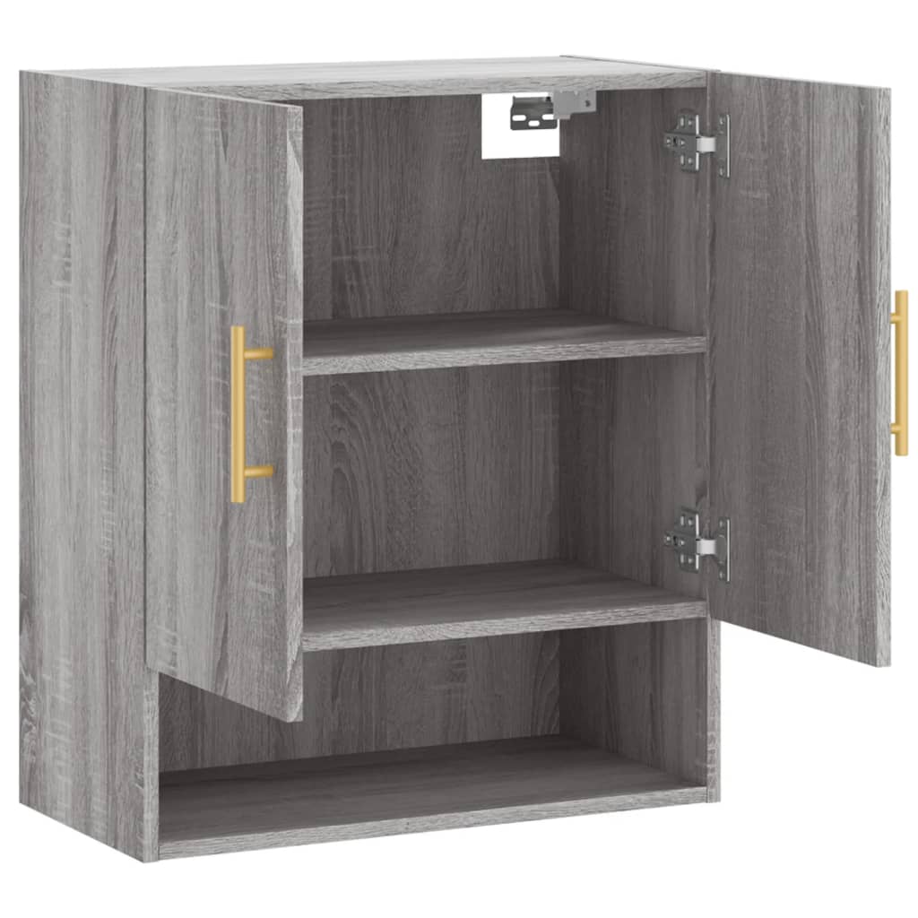 vidaXL Wall Cabinet Grey Sonoma 60x31x70 cm Engineered Wood