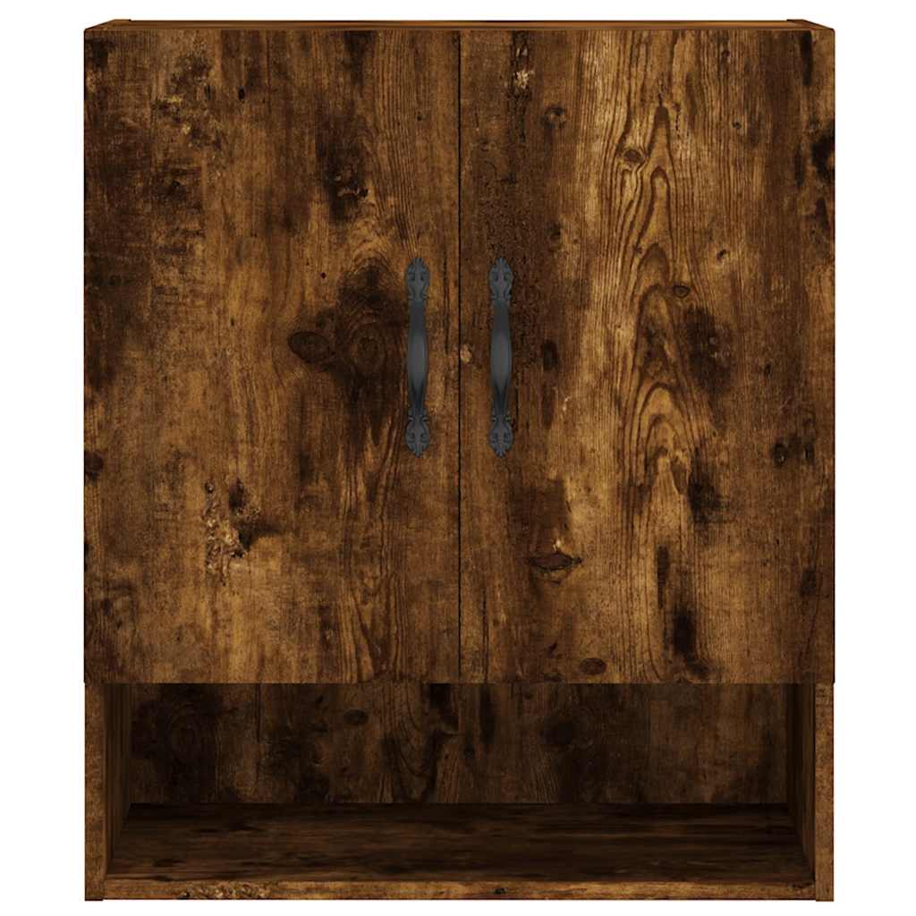 vidaXL Wall Cabinet Smoked Oak 60x31x70 cm Engineered Wood