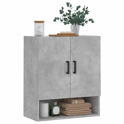 vidaXL Wall Cabinet Concrete Grey 60x31x70 cm Engineered Wood