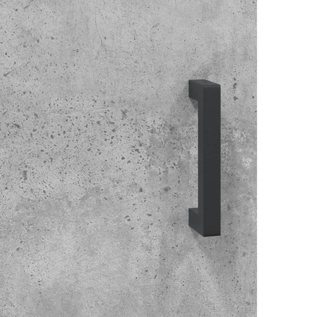 vidaXL Wall Cabinet Concrete Grey 60x31x70 cm Engineered Wood