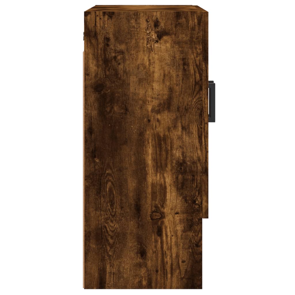 vidaXL Wall Cabinet Smoked Oak 60x31x70 cm Engineered Wood