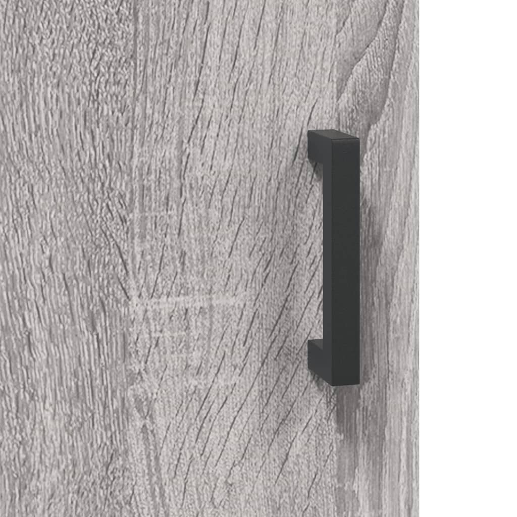 vidaXL Wall Cabinet Grey Sonoma 60x31x70 cm Engineered Wood