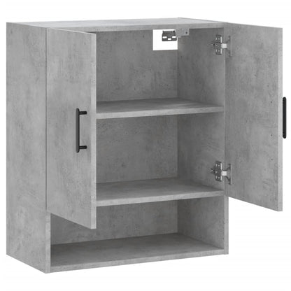 vidaXL Wall Cabinet Concrete Grey 60x31x70 cm Engineered Wood