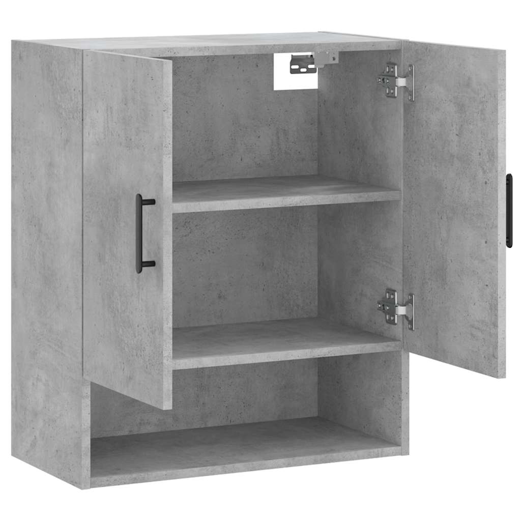vidaXL Wall Cabinet Concrete Grey 60x31x70 cm Engineered Wood